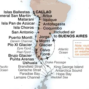 De Humboldt Route, Chileense fjorden en Antarctica 26oct22