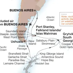 Ontdekkingen van Antarctica, Zuid-Georgië en de Falklands 16feb23