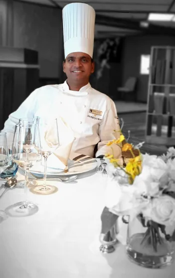 seabourn venture Executive Chef Mahesh Gavhane