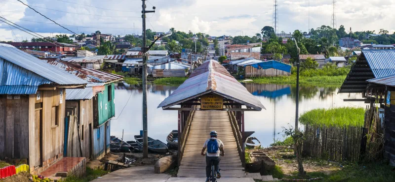 Aqua Expeditions Aria Amazone-Biking