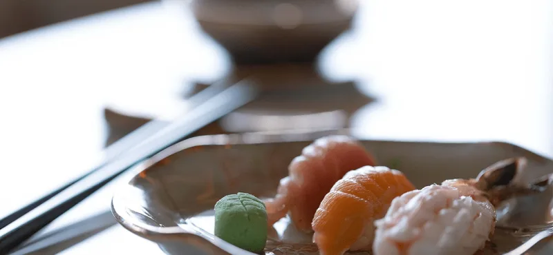 aqua expeditions aqua mare galapagos Selectie van nigirisushi