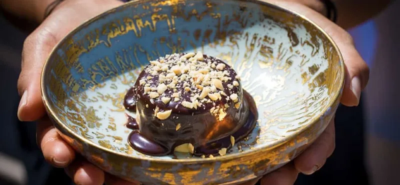 aqua expeditions indonesie chef benjamin cross Pindakaasparfait