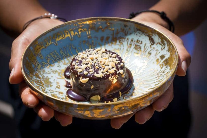 aqua expeditions indonesie chef benjamin cross Pindakaasparfait