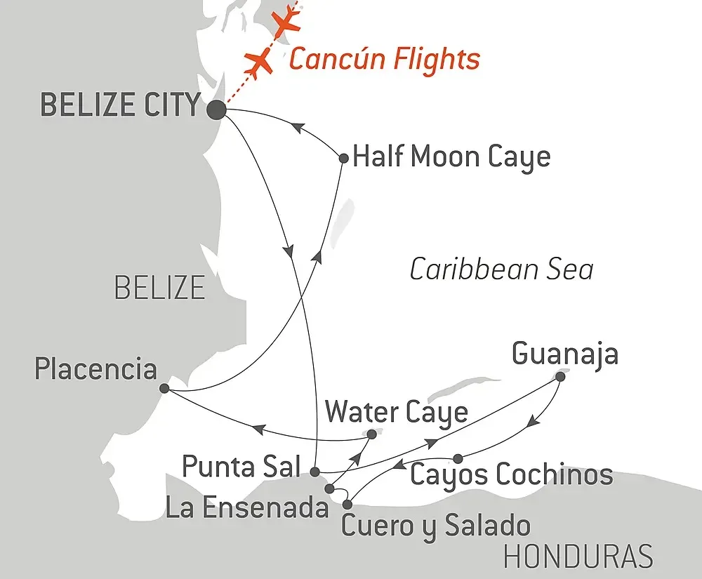 ponant kerstpromo belize route