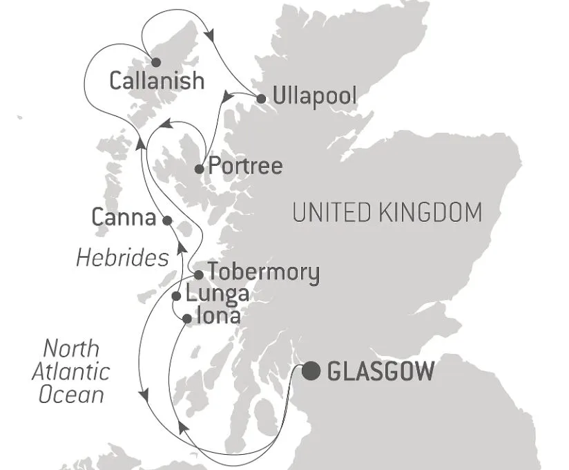 ponant kerstpromo schotland route