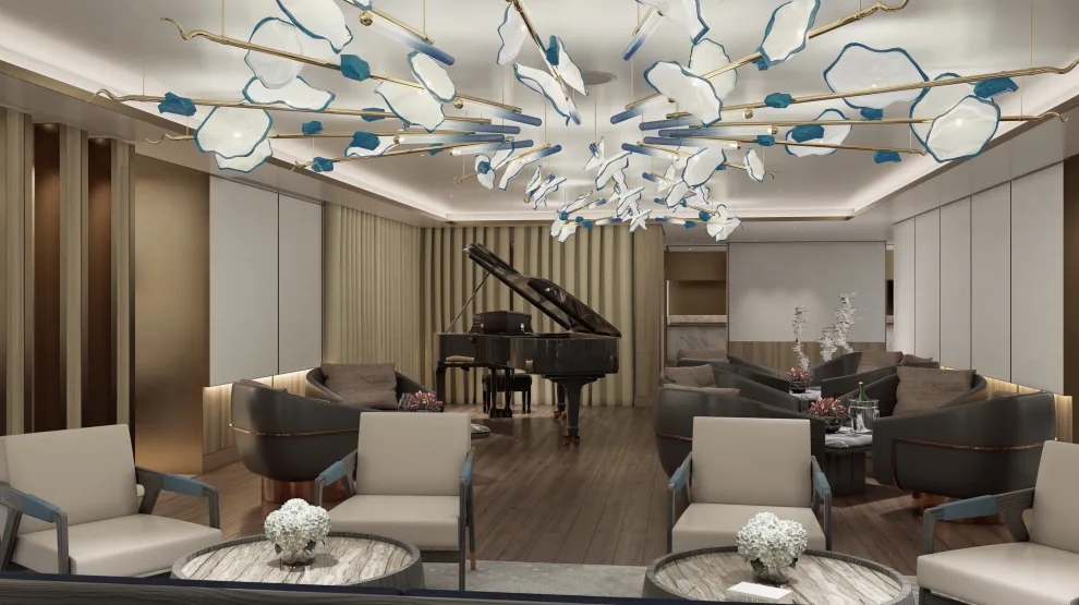 the ritz cyc luminara living room