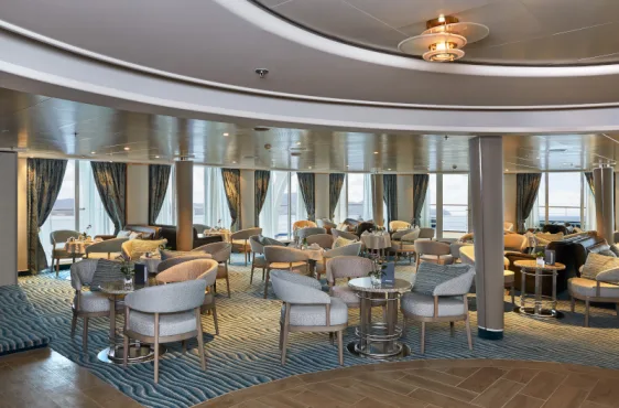 The indoor area of The Panorama Lounge