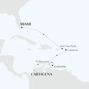 silversea wereldcruise 2028 kaart thema1