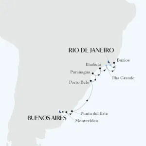 silversea wereldcruise 2028 kaart thema4