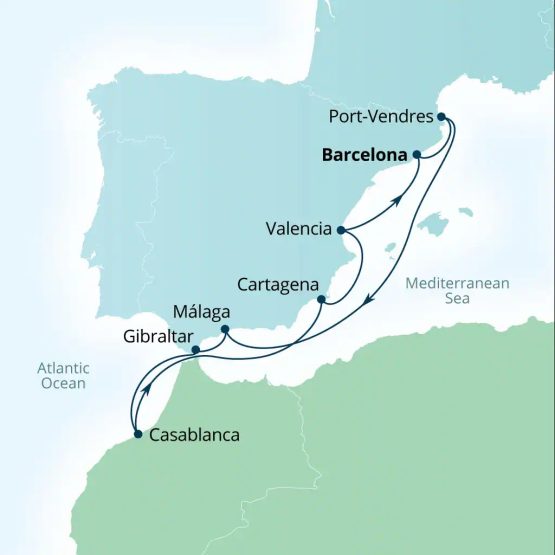 spaanse marokkaans parels_map