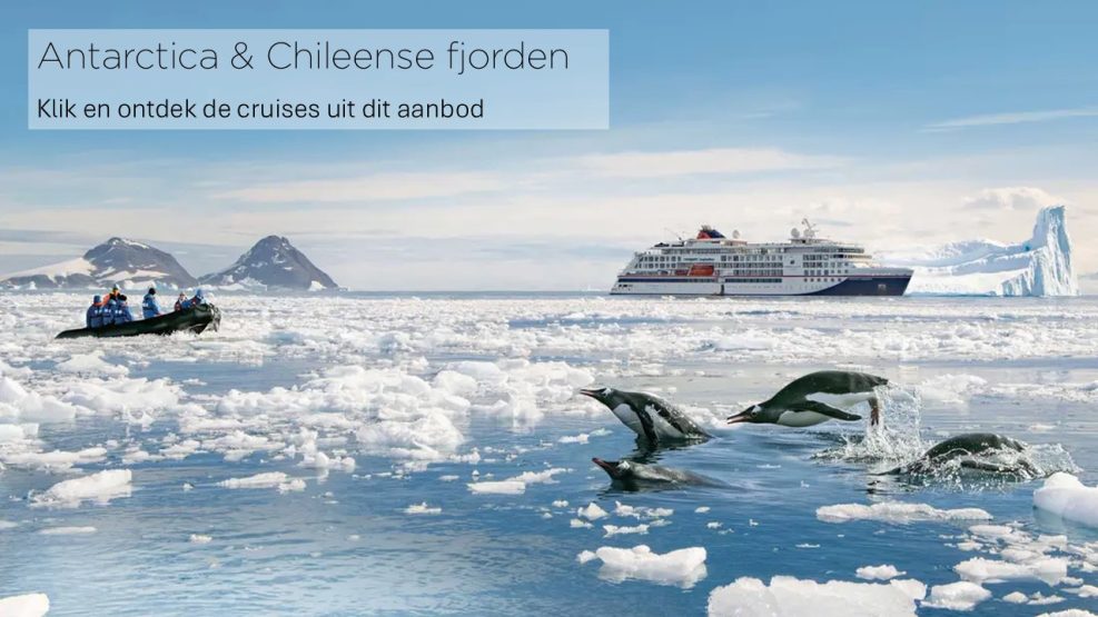 de wereld wacht op jou Antarctica & Chileense fjorden