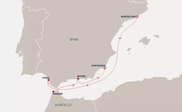 explora journeys 03mei26 map