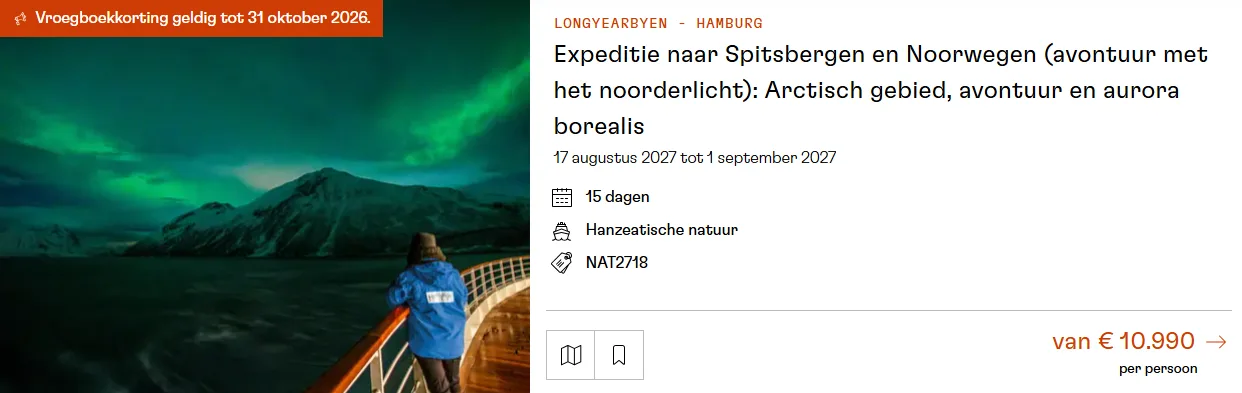 expeditie spitsbergen en noorwegen